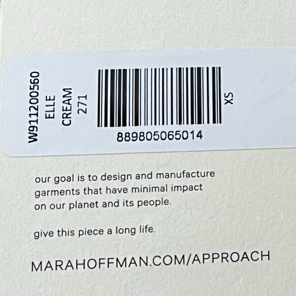 NEW! Mara Hoffman Elle Dress in Cream - Picture 12 of 14